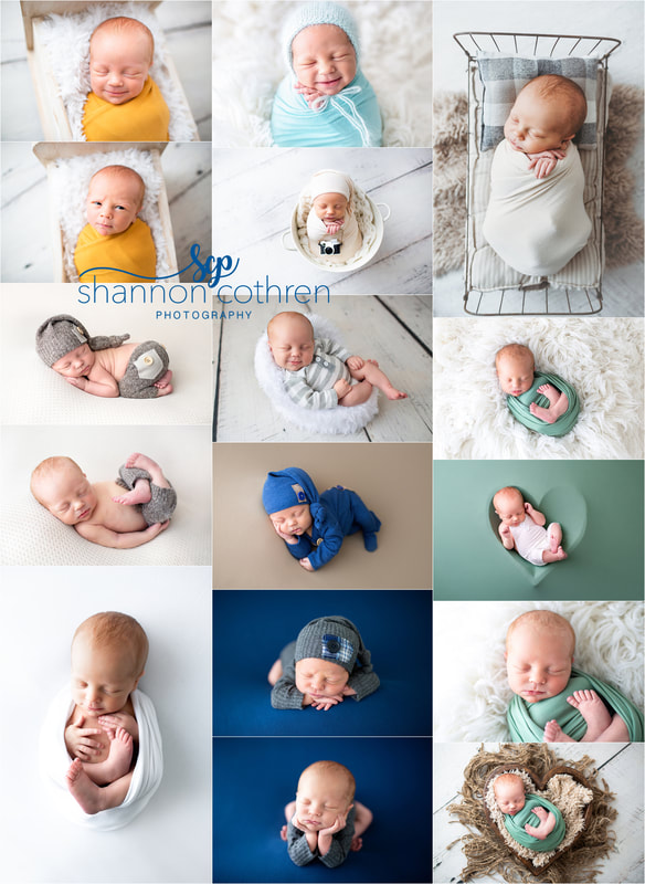Southern Oklahoma, Shannon Cothren Photography, baby boy newborn studio portraits